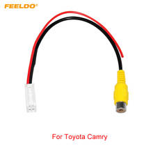 FEELDO Car Parking Rear Camera Video Plug Converter Cable For Toyota Camry Parking Reverse Wire Adapter 2024 - buy cheap