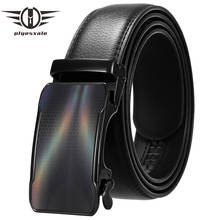 Plyesxale Genuine Leather Belt Men Luxury Brand Male Colorful Automatic Buckle Belts For Men High Quality cinturon hombre G482 2024 - buy cheap