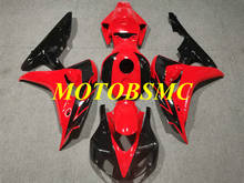 Kit Carenagem da motocicleta para CBR1000RR 06 07 1000RR CBR 2006 2007 1000 RR ABS Carroçaria Preto Vermelho + Presentes HK38 2024 - compre barato