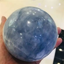 Esfera Celestia azul Natural, bola de cristal de cuarzo curativa 2024 - compra barato
