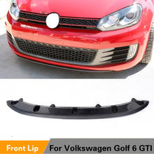Углеродное волокно/FRP Черный Автомобильный передний бампер спойлер для Volkswagen VW Golf 6 MK6 GTI 2010 2011 2012 2013 2024 - купить недорого