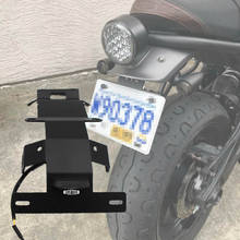 Kit com suporte para placa de moto, compatível com yamaha xsr700 2015, 2016, 2017, 2018, 2019, 2020 2024 - compre barato