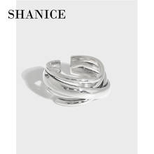 SHANICE-anillo de compromiso de múltiples capas para mujer, joyería de plata 2018, joyería de moda 925, anillos de plata esterlina 925 2024 - compra barato