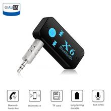 GIAUSA X6 Universal Bluetooth Receiver V4.1 Support TF Card Handfree Call Music Player Phone Car AUX In/Output MP3 Music Player 2024 - buy cheap