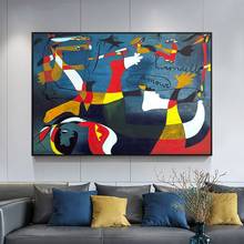 Joan Miro Famous Abstract Oil Paintings Print on Canvas Wall Art Posters for Modern Home Living Room Decor 2024 - buy cheap