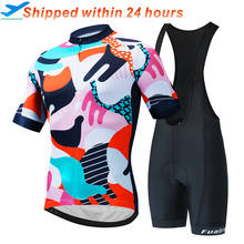 Fualrny pro conjunto de camisa de ciclismo verão mountain bike roupas pro bicicleta ciclismo jérsei roupas esportivas terno maillot ropa ciclismo 2024 - compre barato