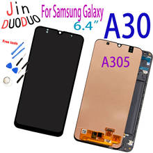 6,4 "Высокое качество для Samsung Galaxy A30 ЖК-дисплей с сенсорным экраном дигитайзер в сборе с бесплатными инструментами 2024 - купить недорого