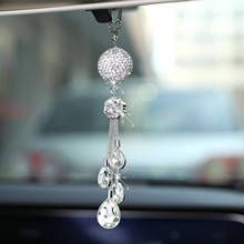 Car Rear View Mirror Pendant Crystal hanging Ornament Car Accessories Bling Pendant Auto Interior, Bling Car accessories 2024 - buy cheap