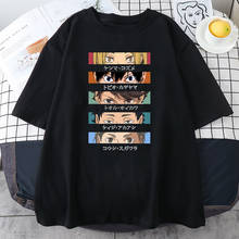 Camisetas de Anime Haikyuu Eyama Tobio para mujer, Tops informales de manga corta para mujer, camisetas negras de calle Harajuku para mujer 2024 - compra barato