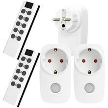MSLE-toma de corriente Universal para el hogar, enchufe inteligente con Control remoto inalámbrico, RF, 433mhz, Compatible con Broadlink RM4Pro 2024 - compra barato