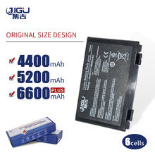 Jigu-bateria para laptop, l0690l6 drive, para computador asus k40/f82/a32/f52/k50/k60 k40in drive k40af k50estilo k70estilo k70io 2024 - compre barato