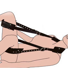 PU Leather Sex Swing Bdsm Bondage Sex Toys Women Bondage Open Leg Erotic Slave Restrain Fetish Games For Adults 2024 - buy cheap