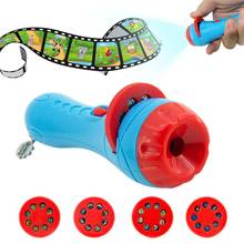 Baby Sleep Story Flashlight Projection Lamp Toy Children's Story Light Toy Children Education Adjustable Focal Length 2024 - buy cheap