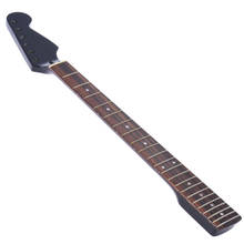 22 Frets Right-handed Replacement Maple black Guitar Neck Rosewood fingerboard for ST Electric Guitar 2024 - buy cheap