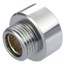 1/2pcs Shower Hose / Head Adaptor 3/4" X 1/2" BSP Female X Male Chrome Reducer Bathroom Faucet Adapter Pipe Fittings