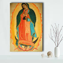 Canvas Poster Silk Fabric OUR LADY OF GUADALUPE POSTER Virgin Mary Catholic Icon Poster Printed Home Decor#190114s04 2024 - buy cheap