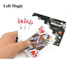 Tarjetas de Reina rota para trucos de magia, accesorios mágicos para escenario, accesorios de herramientas de magia, mentalismo clásico 2024 - compra barato