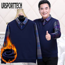 Autumn Winter Men's Thermal T Shirt Soft Velvet Thick Warm Long Sleeve T-Shirt Men Black Blue Slim Fit Plus Size Tshirt Homme 2024 - buy cheap