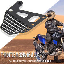 NEW TENERE 700 XT 700 Z For YAMAHA Tenere 700 XT700Z Throttle Mechanism Guard Protector Cover Protection Grill black 2019 2020 2024 - buy cheap