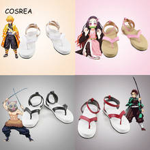 Demon slayer-botas para cosplay, kimetsu no yaiba kamado tanjirou kamado nezuko kanroji mitsuri rengoku kyoujurou 2024 - compre barato