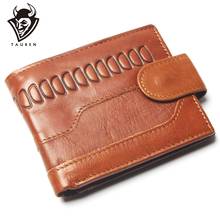 New Coin Purse Cheap Mens Retro Leather Style Wallet Genuine For Men Card Holder Strong 2024 - buy cheap