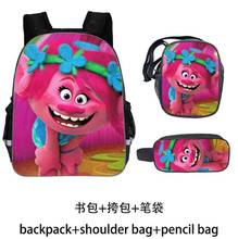 New Children's Cartoon Bag Trolls Magic Hair Elf Bobby Printing Personality Primary School Bag Kindergarten Backpack 2024 - buy cheap