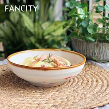 FANCITY Shunxiang ceramic bowl underglaze color tableware set with bowls and plates household high-end combination for 2 couples 2024 - buy cheap