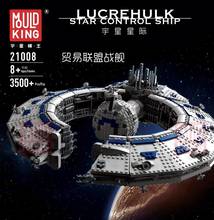 MOC Star Plan toys Destroyer Lucrehulk Class Battleship Droid Control Ship Building block Bricks gift 13056 2024 - buy cheap