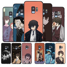 Funda de teléfono suave de anime japonés para Samsung Galaxy, carcasa de color negro de bungou, stray dogs, Dazai, Osamu, S20, S10, S9, S8 Plus, Lite NOTE 10, 9, 8, S7 EDGE 2024 - compra barato