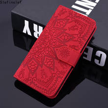 Scrub Datura Case For iPhone 11 7 8 6 6s Plus SE 2020 X XS Max XR Flip Leather 3D Embossed Book Case For iPhone 12 Mini Pro 5 5S 2024 - buy cheap