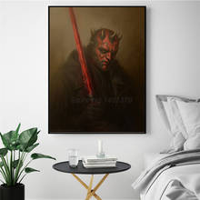 Darth Maul Nordic Style Wall Art Canvas Painting Movie Poster Abstract Print Decorative Picture For Living Room Home Decoration 2024 - buy cheap