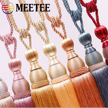 Meetee 1pair(2pcs)  77cm Curtain Tassel Tieback Pendant Accessories Ball Curtain Holder Hanging Belt for Home Decor TF001 2024 - buy cheap