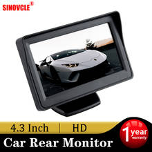 SINOVCLE Car Monitor 4.3" Screen For Rear View Reverse Camera TFT LCD Display HD Digital Color 4.3 Inch PAL/NTSC 2024 - buy cheap