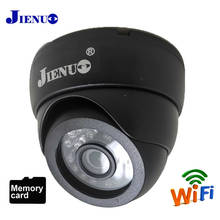 JIENUO-cámara inalámbrica Ip HD Cctv, sistema de vigilancia de seguridad P2P, red interior con visión nocturna infrarroja, domo Wifi, Audio y vídeo para el hogar 2024 - compra barato