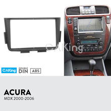 Двойная Din Автомобильная радиопанель Fascia Для 2000-2006 ACURA MDX рамка Комплект для приборной панели Лицевая пластина адаптер Крышка передняя рамка 2Din 2024 - купить недорого