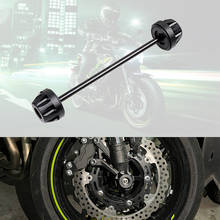 Front Axle Fork Crash Slider For KAWASAKI ZX6R NINJA 650 1000 Z650 Z1000SX Versys 650 Motorcycle Accessories Wheel Protector Pad 2024 - buy cheap