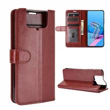 leather case Zenfone7 card holder cover case for ASUS Zenfone 7 Pro ZS670KS ZS671KS case protective cover retro phone case 2024 - buy cheap