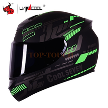 Casco de Moto de cara completa para hombre, protector de cabeza para Motocross, todoterreno, antiniebla, para verano 2024 - compra barato