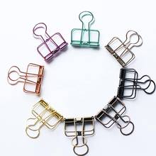 10Pcs Retro Metal Hollow Out Binder Clip Invoice Bill Clip Decorative Paper Clips for Office Home School Use ( Small ) 2024 - buy cheap