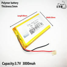 Liter energy battery Good Qulity 3.7V,3000mAH,505090 Polymer lithium ion / Li-ion battery for TOY,POWER BANK,GPS,mp3,mp4 2024 - buy cheap