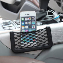 Car Net Bag Phone Holder Storage Pocket Organizer for jeep grand cherokee mercedes w203 golf 5 audi a6 golf 6 mazda 5 a6 c5 2024 - buy cheap