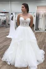 Кружевные тюлевые Пышные свадебные платья для невесты 2021, свадебные платья для сердечек, свадебное платье 2024 - купить недорого