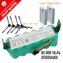 7pcs NI-MH 14.4V 3500mAh for panda X500 Battery Battery for Ecovacs Mirror CR120 Vacuum cleaner Dibea X500 X580 X600 battery 2024 - buy cheap