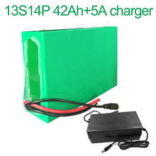With 5A charger  48V 42Ah 13S14P 18650 Li-ion Battery Pack E-Bike Ebike electric bicycle   270x255x70mm 2024 - buy cheap