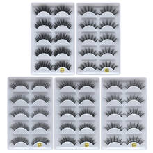 5 Pairs Eyelashes Natural 3d Lashes Beauty Essentials 3d False Lashes False Eyelashes Full Strip Lashes 2024 - buy cheap