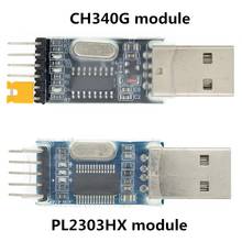 Módulo adaptador USB a RS232 TTL PL2303, convertidor USB TTL, módulo UART CH340G CH340, interruptor de 3,3 V y 5V 2024 - compra barato