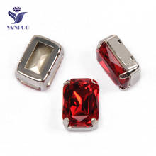 YANRUO-diamantes de imitación para costura, cristales de cristal, Strass, rojo, 4627, todos los tamaños 2024 - compra barato
