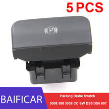 Baificar switch de freio de mão eletrônico, novo switch de freio de estacionamento eletrônico para peugeot 470706 5008 308 3008 cc sw ds5 ds6 607 2024 - compre barato