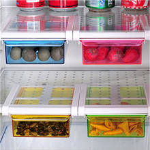 Новый Эко-дружественных многофункциональная Кухня рефрижератор шкаф для хранения полка холодильника с морозильной камерой держатель Еда организатор ящик Space saver 2024 - купить недорого