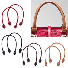 2pcs 32cm Casual PU Leather Round Ear Bag Belt Bag Strap DIY Purse Strap Solid Color Bag Handles Replacement Bags Accessories 2024 - buy cheap